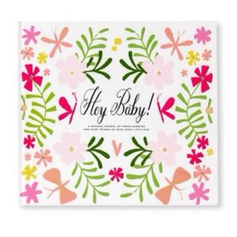 Kate Spade Floral Keepsake Hey Baby Girl Journal